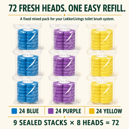 LekkerLivings Fresh Start Bundle – 19-Piece Set + 72 Refills