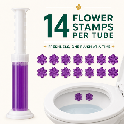 LekkerLivings Toilet Gel Flower Stamp Sets