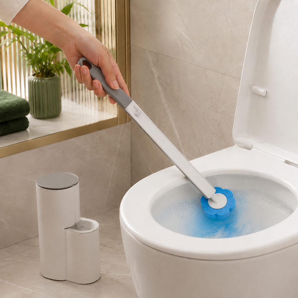 LekkerLivings Deep Clean Duo – SpinClean Pro + 19-Piece Toilet System