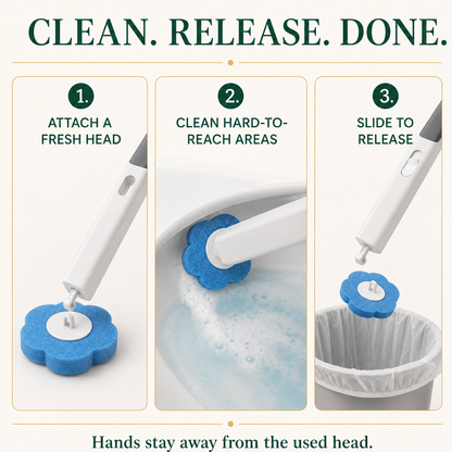 LekkerLivings Disposable Toilet Brush Starter Set