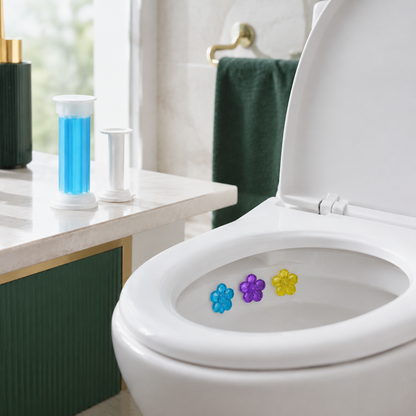 LekkerLivings Toilet Gel Flower Stamp Sets
