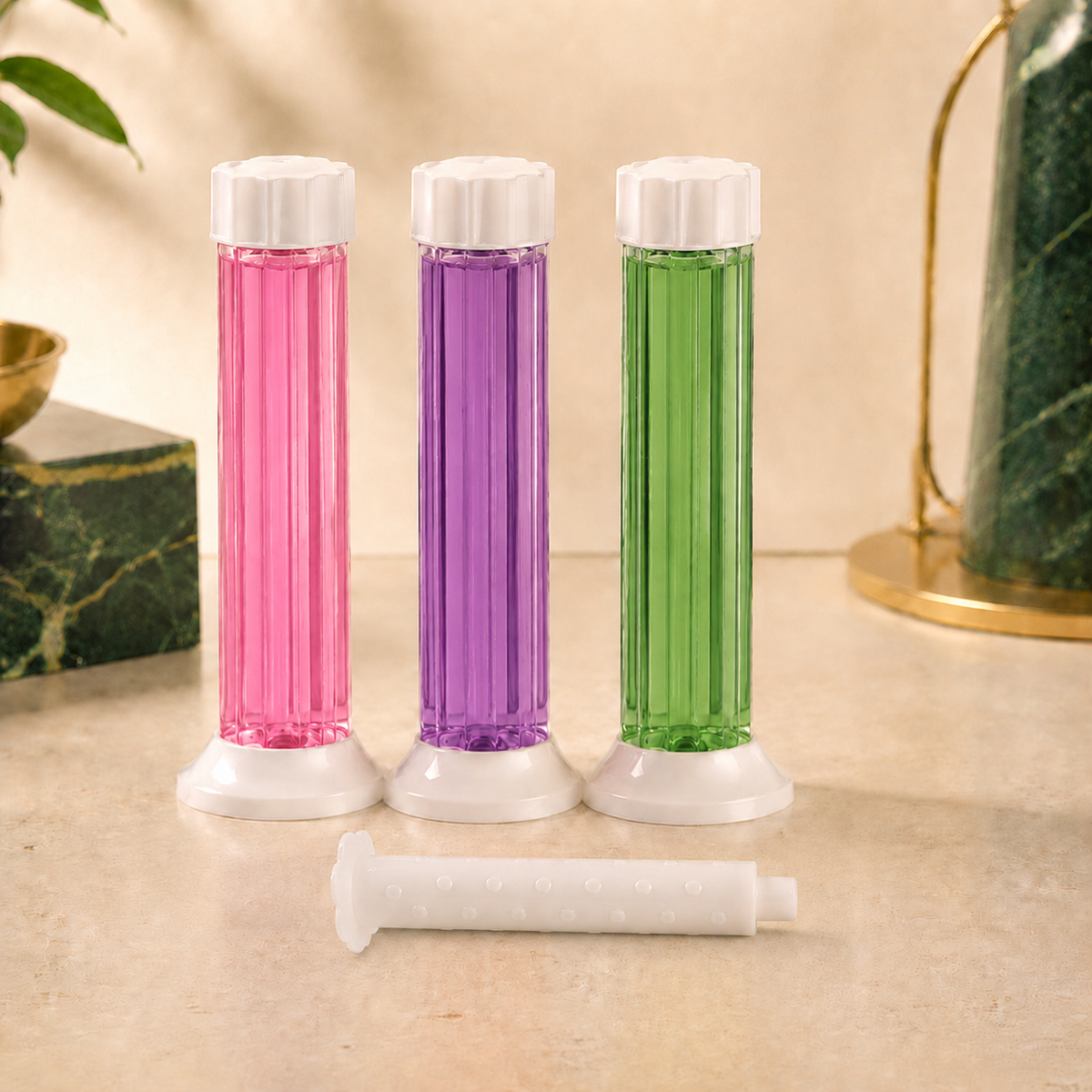 LekkerLivings Toilet Gel Flower Stamp Sets
