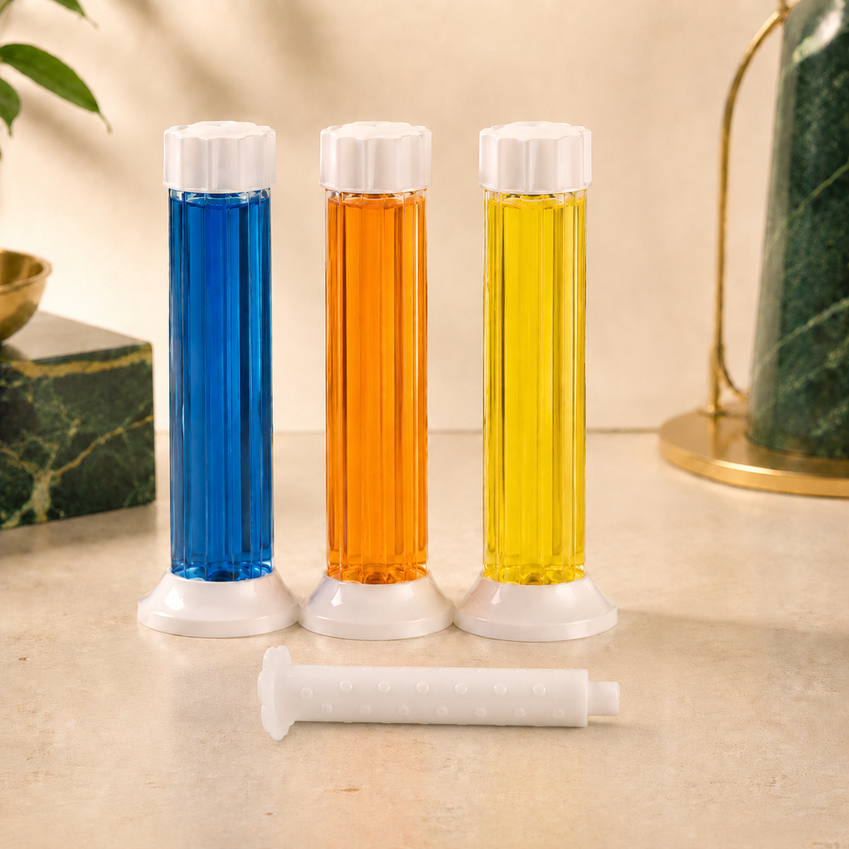 LekkerLivings Toilet Gel Flower Stamp Sets
